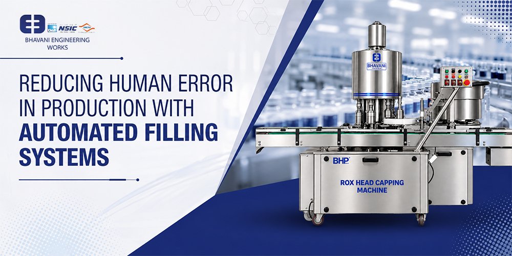 Automated filling systems reducing human error in production
