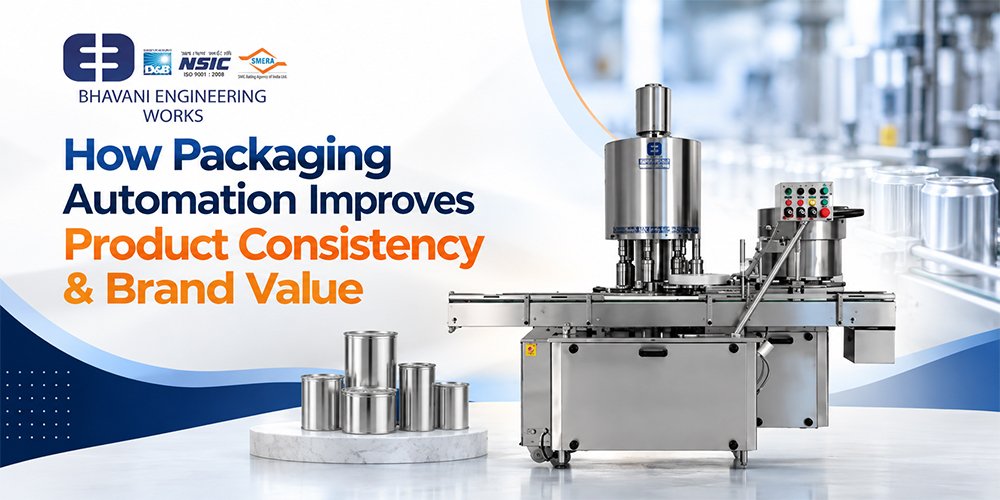 Automated packaging line producing uniformly packed products Use if this accurately describes the image.